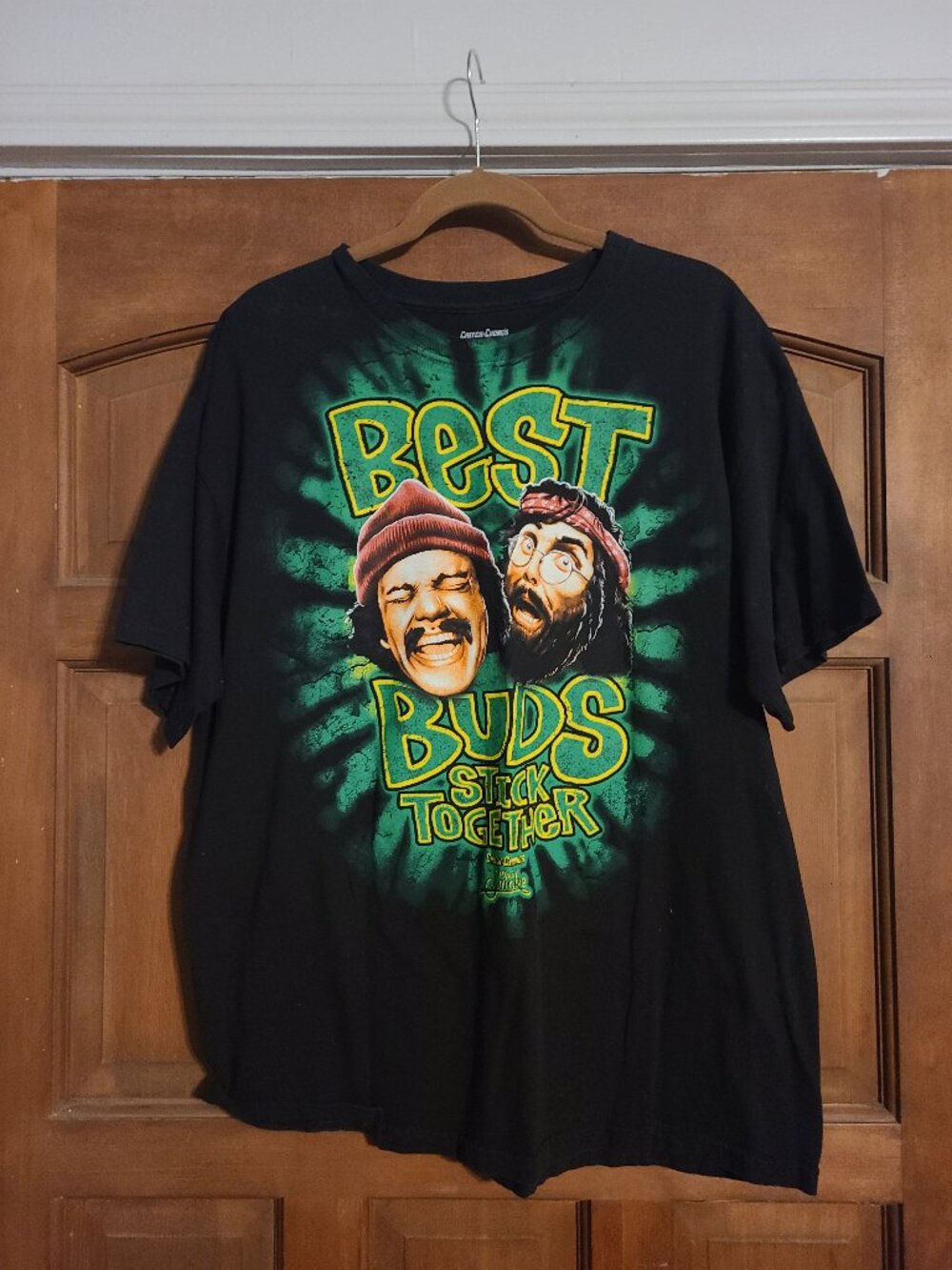 Cheech & Chong XL Best Buds Stick Together Up In Smoke T-Shirt Y2K VTG